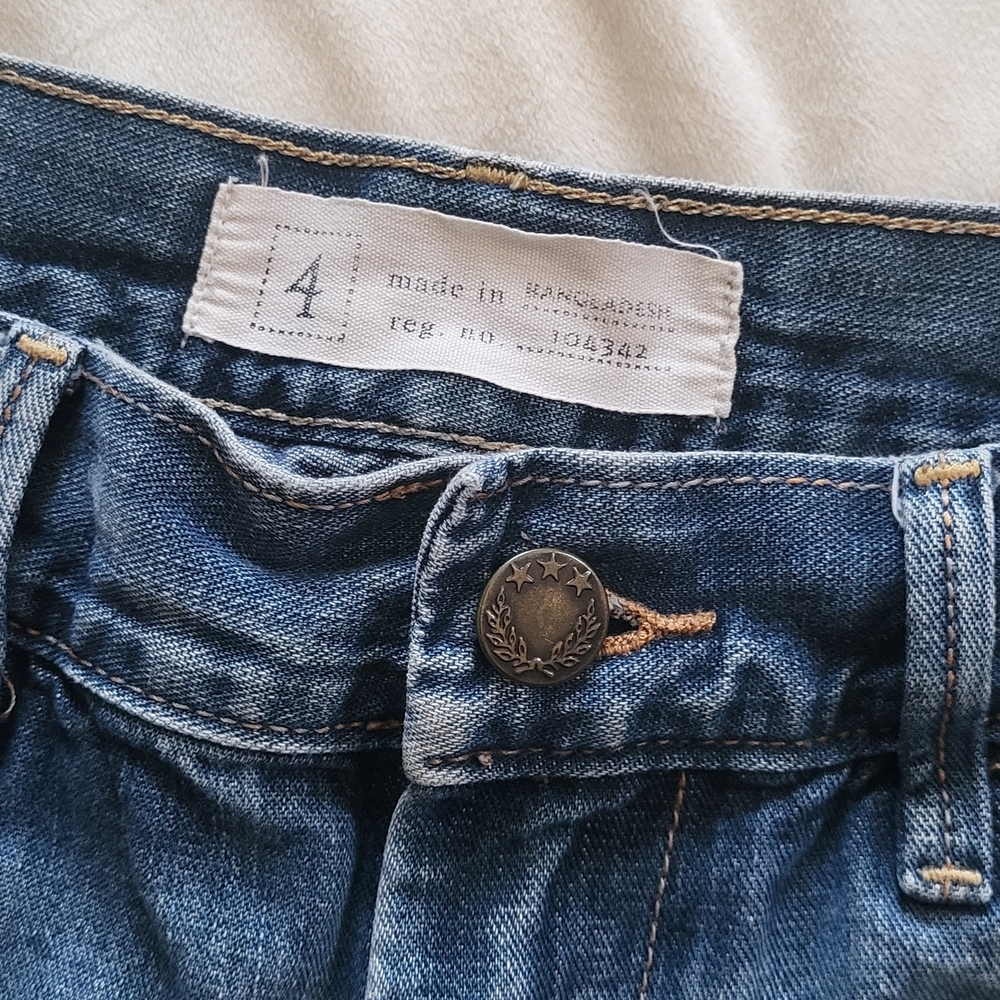 Blue Denim Jean Shorts